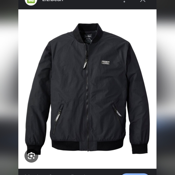 L.L.Bean Womens Black 3-Season Bomber jacket sz Medium - Picture 8 of 10